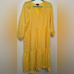 EUC J.crew linen dress.